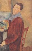 Amedeo Modigliani Autoportrait (mk38) France oil painting artist